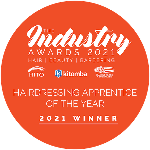 Hairdressing Apprentice of the year cremebrulee taupo